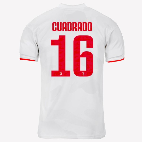Camiseta Juventus NO.16 Cuadredo 2ª 2019/20 Gris Blanco